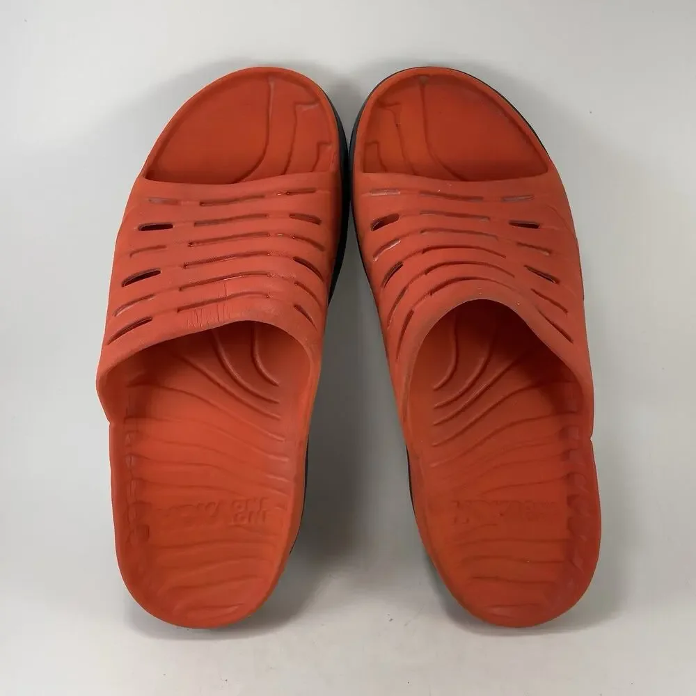 Hoka Ora Recovery Slide 3 Mens Size 12 Terracotta Orange Sport Sandals Slip On